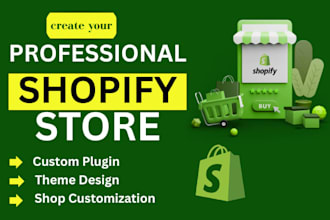 redesign shopify store, and shopify website development and dropshippping store