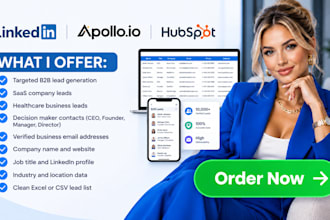 b2b lead generation targeted list building for saas and healthcare business