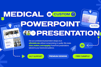 design a medical and healthcare powerpoint presentation