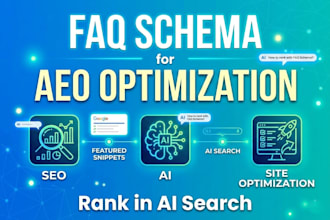 create faq schema markup and aeo optimization for ai search