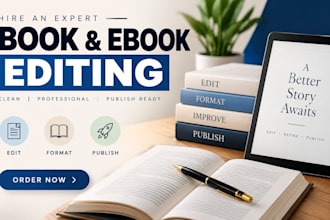 do book editing and formatting, ebook editing, manuscript formatting for KDP