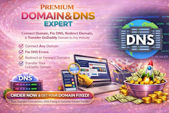 connect domain, domain transfer, redirect domain, connect domain, fix dns record