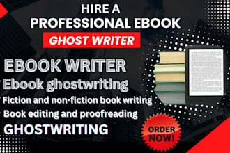 ghost book writer fiction ghost writing nonfiction  romance ebook editor