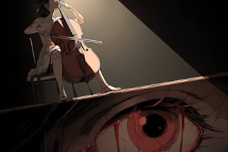 design custom funny and horror comic strips