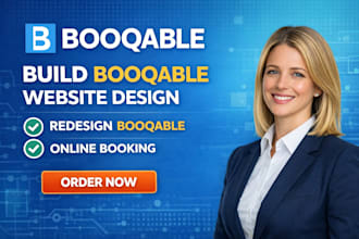 build booqable website design, redesign booqable online booking website SEO