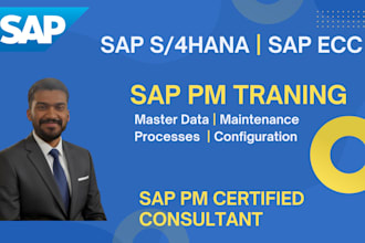 provide sap pm and eam training for sap s4hana and sap ecc