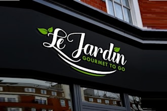 design wordmark text great meal logo