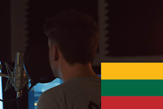 record professional lithuanian male voice over