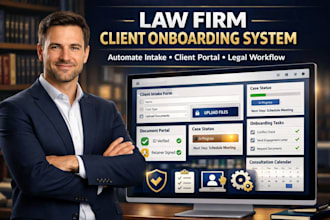 create law firm intake automation, client portal and legal onboarding system