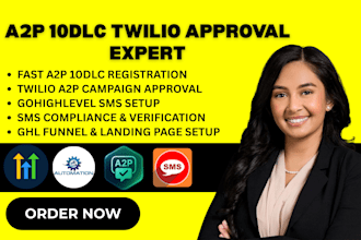 do a2p 10dlc registration twilio approval gohighlevel a2p setup SMS compliance