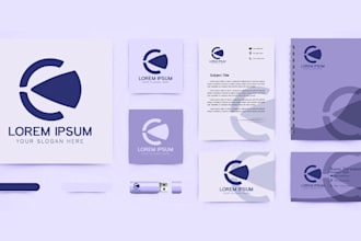 create premium corporate logo branding