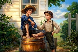 do 3d children book story illustration children story book illustration for kdp