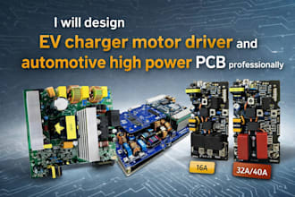 design ev charger motor driver and automotive high power pcb professionally
