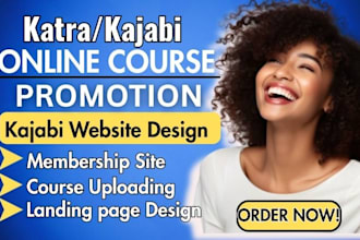 do organic online course promotion kajabi katra sales funnel skool promotion