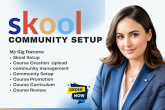 set up your high converting skool online community skool community setup skool