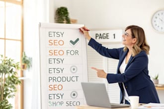optimize your etsy product listing and etsy shop pages with seo