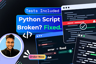 fix and debug your python automation script