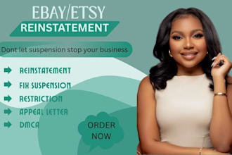 fix your suspended ebay,etsy reinstatement ebay appeal ebay mc011 appeal letter