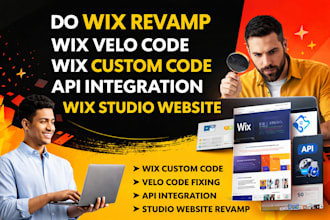 do wix revamp wix velo code wix custom code api integration wix studio website