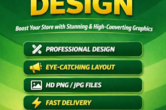 design modern shopify website banner, hero banner or slider