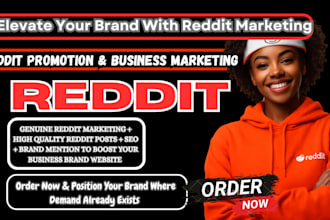 make organic reddit post or comment to mention website or brand link