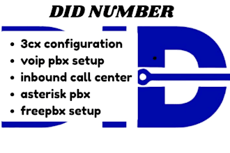 set up sip trunk did number call center pbx setup 3cx inbound
