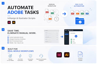 automate your adobe indesign and illustrator workflow