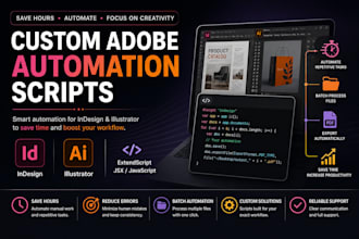 automate your adobe indesign and illustrator workflow