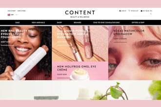 build beauty shopify store beauty website beauty skincare store skincare website