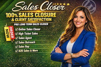 be high ticket commission based sales closer sales lead generation online sales