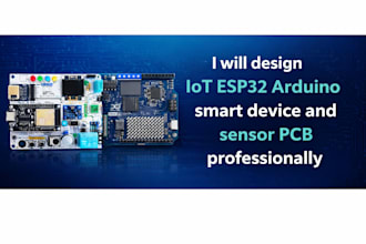 design iot esp32 arduino smart device and sensor pcb professionally