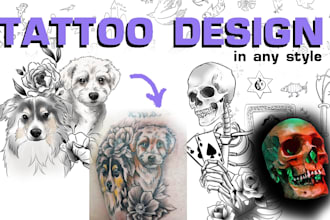draw tattoo design professional