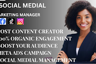 be your social medial marketing and content creator