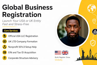 register llc USA company registration UK ltd and nonprofit