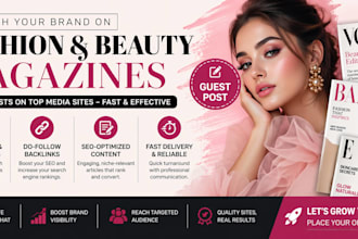 publish your fashion and beauty magazines skincare to top media sites fast