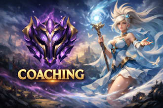 coach you in  league of legends on support