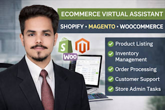 your ecommerce virtual assistant for shopify magento etc