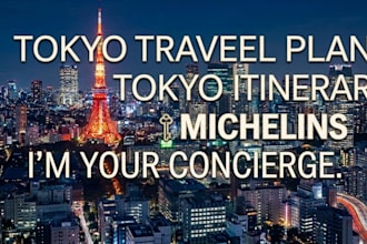 create a tokyo travel itinerary