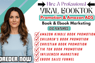 do booktok promotion amazon kdp tiktok influencer booktok video book marketing