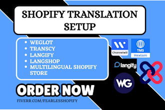 setup shopify store translation weglot transcy langify langshop tlab hextom