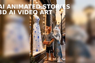 create 3d ai, animated lyric video, ai animation, video ai
