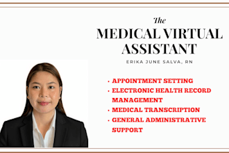 be your medical virtual assistant