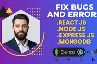 fix bugs and errors in HTML, CSS, javascript, react js, next js, react native