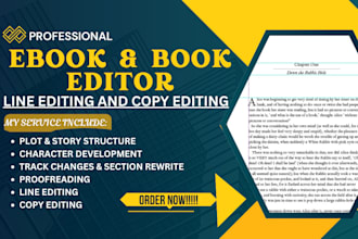 proofread, copy edit format memoir, novels, fantasy book editing for publishing