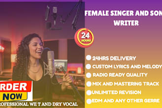 sing female gospel singer christian worship vocalist and songwriter