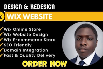 wix online ecommerce store design redesign wix website store