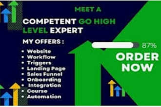 setup gohighlevel automation, ai chatbot, CRM workflow and ai agent