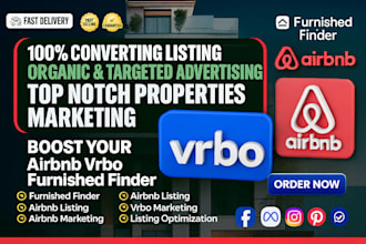 boost your listing bookings, airbnb vrbo furnished finder, airbnb marketing