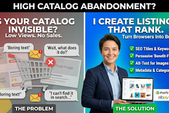 seo optimized product listings and manage your ecommerce catalog