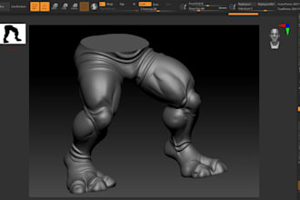 sculpt custom 3d stl, action figure, character miniature models toy for 3d print